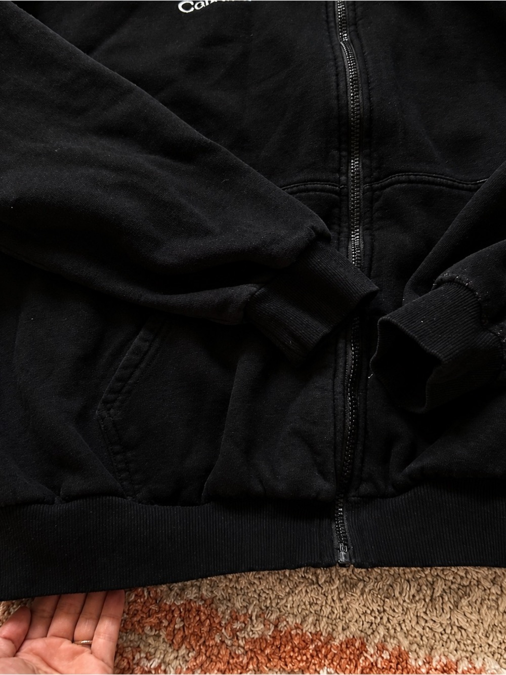 🖤 COMFRT 🖤 Zip Up Heavyweight Hug Stress Hoodie Sweater Unisex - Part of Set - Picture 7 of 10